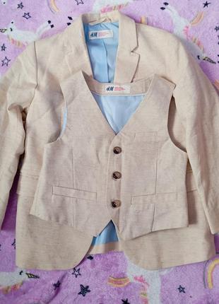Пиджак и жилетка для мальчика