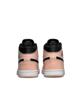 Nike air jordan 1 retro pink mid4 фото