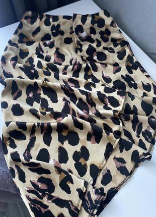 Леопардовая юбка3 фото