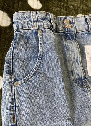 Джинсовая юбка, юбка джинсовая, юбочка джинс mango слоучи высокая посадка marion8 фото