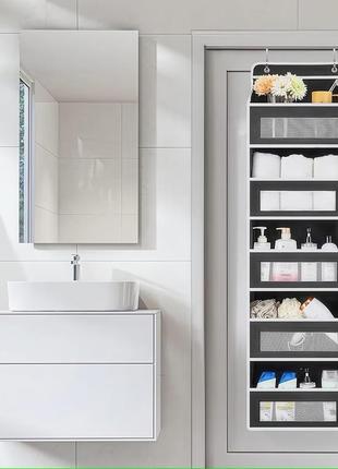 Подвесной органайзер для вещей с установкой на двери, 5 вместительных отделений