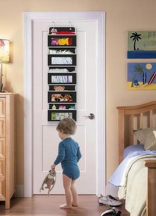 Подвесной органайзер для вещей с установкой на двери, 5 вместительных отделений