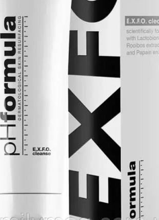 Увлажняющий очиститель-эксфолиант e.x.f.o. cleanse phformula 100 мл