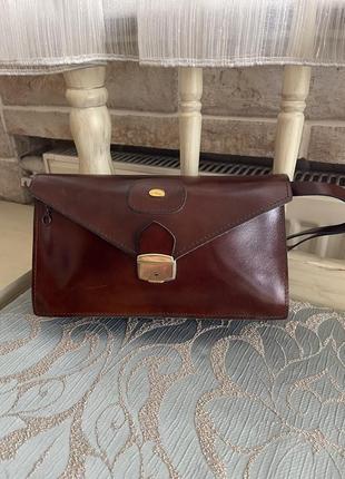 Барсетка мужская кожаная