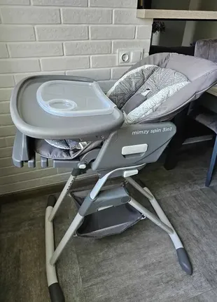 Стульчик для кормления joie mimzy spin 3in1