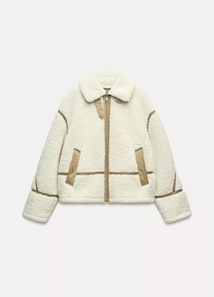 Двухсторонняя куртка с искусственной овчиной