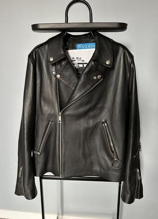 Кожаная куртка, косуха, a.p.c. x  76 anderson