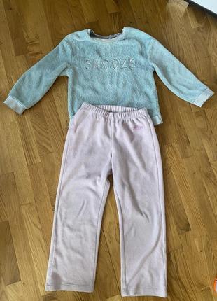 Флісова піжама 5-6 р
