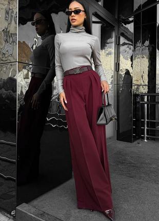 Стильные женские брюки - палаццопрямые широты классические брюки* люкс качество