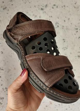 Clarks active air сандалии кожаные