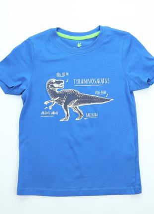 Футболка с динозавром бренд lupilu для мальчика на рост 98 см