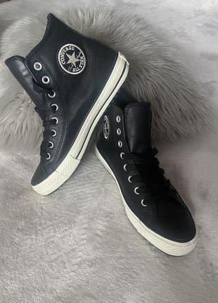 Кеды converse (кожа)