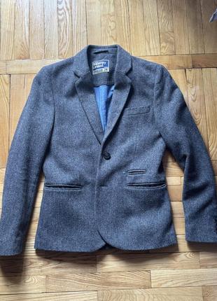 Твидовый пиджак superdry limited