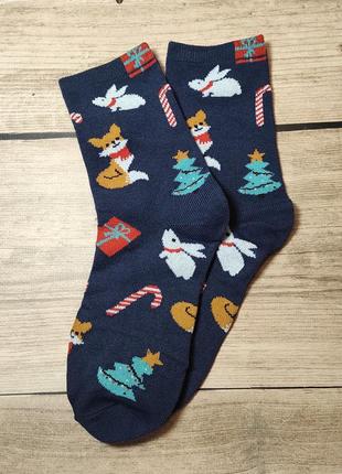Носки женские новогодние