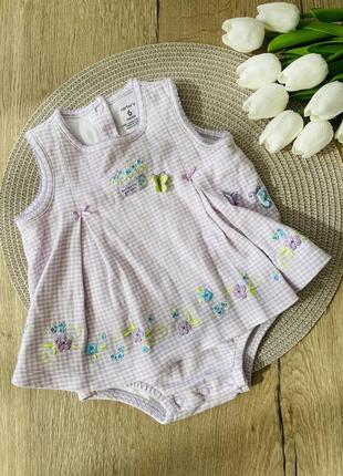 Боди с юбочкой carter’s 6 месяцев