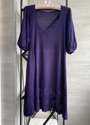 Трикотажна сукня а-силует