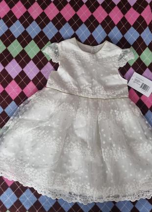 Платье, праздничное на 2-3 роке.