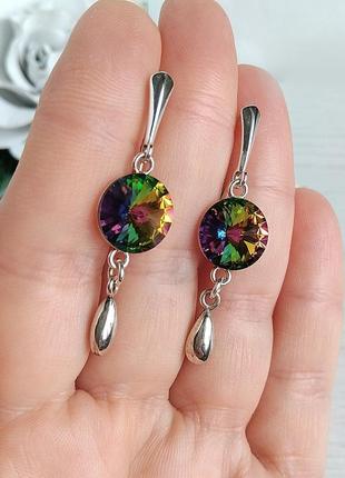 Серьги риво swarovski5 фото