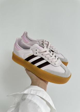 Adidas sambae pink женские кроссовки адидас самба