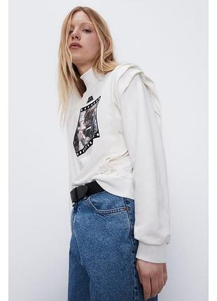 Бiлий свiтшот star wars, zara 2
