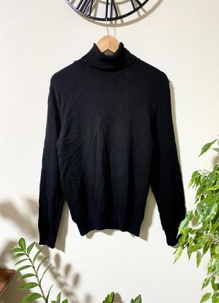 Чорний базовий гольф водолазка2 фото