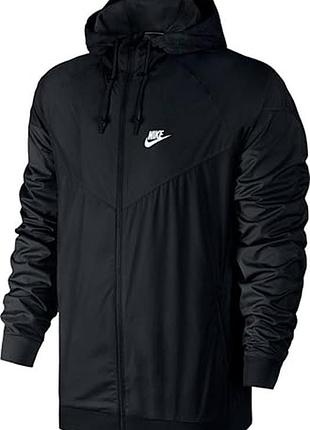 Nike windrunner jkt black 727324-010 размер s