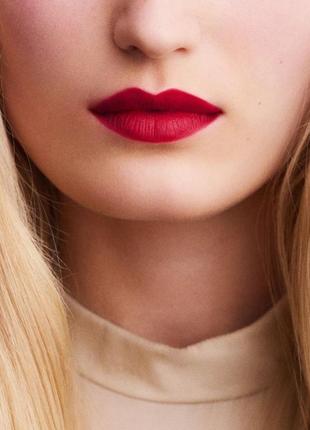 Rouge hermes matte lipstick - 68 rouge bleu червона помада люкс9 фото