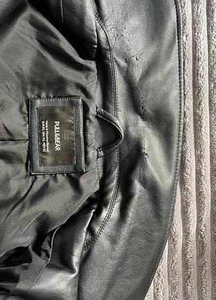 Шкірянка/ косуха/ байкерська куртка pull&bear4 фото