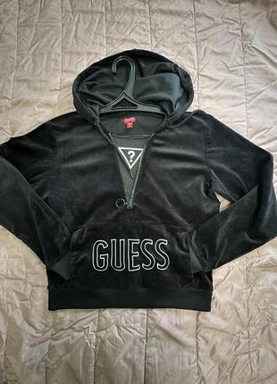 Guess hoodie black hotsell