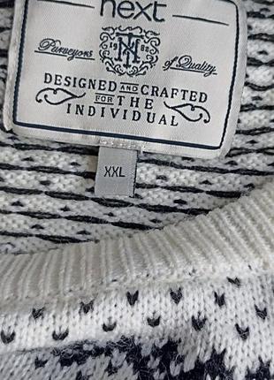 Новогодний джемпер свитер с оленями рхл