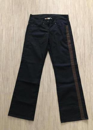 Gianni versace чёрные брюки casual style, размер 36