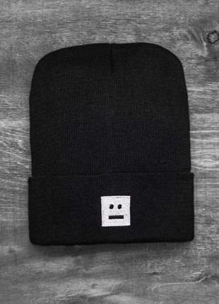 Зимняя мужская шапка pobedov kirpich black