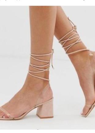 Босоніжки нюдові