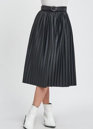 Юбка для жінок колір чорний розмір m fi_001606