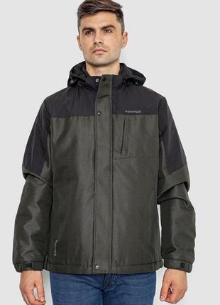 Куртка мужская демисезонная с капюшоном, цвет хаки, размер l fa_010740