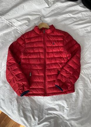Куртка червона polo ralph lauren