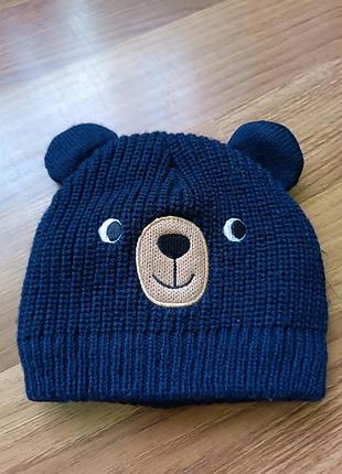 Шапка детская для мальчика!50-51(18-24 мес)