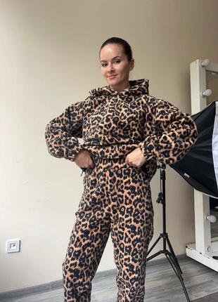 Трендовый костюм leo 🐆 из качественной и пилотной ткани флис