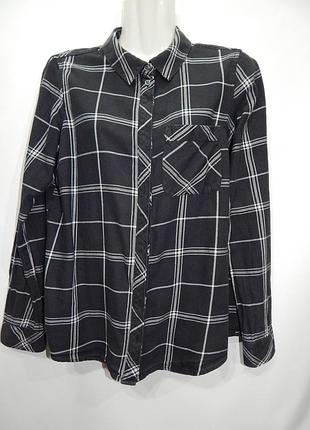 Рубашка фирменная женская фланель only ukr 46-48 143tr (только в указанном размере)