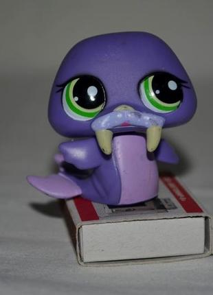 Петс шопы pet shop игрушки зоомагазин littlest pet shop lps морж моржик