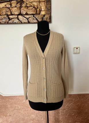 Кардиган 100% кашемир винтаж шотландия
