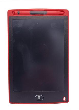 Дитячий ігровий планшет для малювання lcd екран "unicorn" zb-99 red