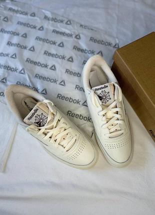 Кожаные кроссовки reebok 2