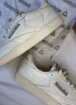 Кожаные кроссовки reebok 3