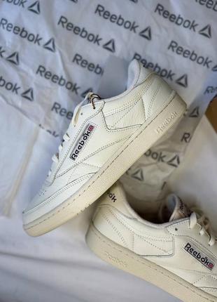 Кожаные кроссовки reebok 5