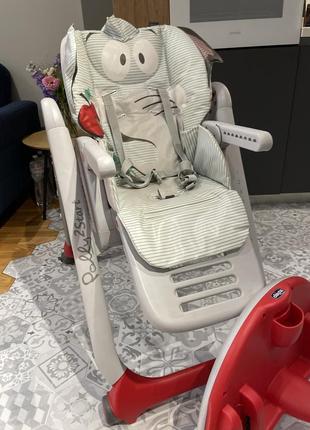 Стільчик для годування chicco polly 2 start