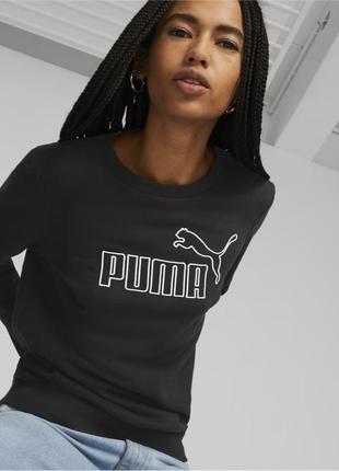 Світшот puma elevated crew sweatshirt  674090 013 фото