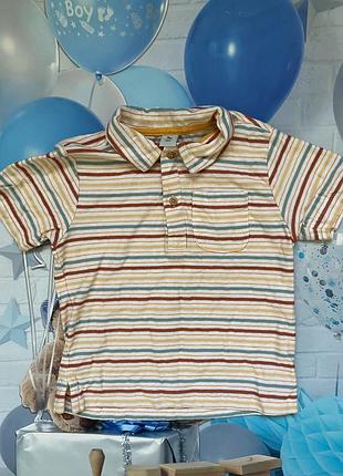 Футболка поло в смужку 1,5-2 роки