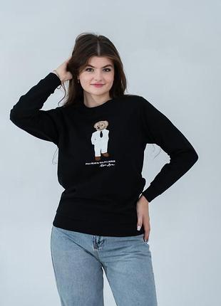 Свитшот женский ralph lauren polo bear s-1181bl l