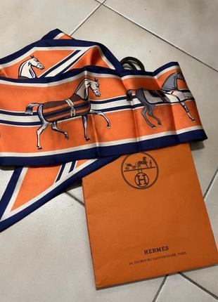 Твилы, шарф в стиле hermes